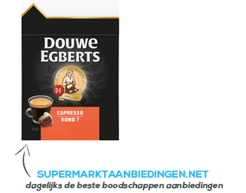 Douwe Egberts Capsules espresso rond UTZ aanbieding