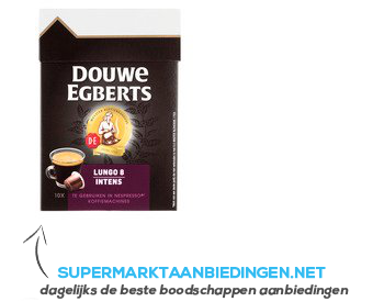 Douwe Egberts Capsules lungo intens UTZ aanbieding