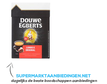 Douwe Egberts Capsules lungo original UTZ aanbieding