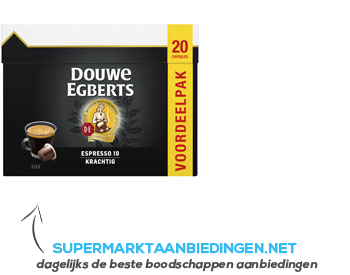 Douwe Egberts Espresso krachtig aanbieding