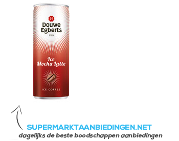 Douwe Egberts Ice mocha latte ijskoffie aanbieding