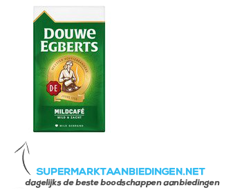 Douwe Egberts Mildcafé snelfilter aanbieding