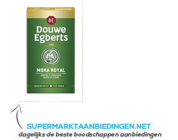 ik ontbijt Wrok Zus Douwe Egberts Mokka royal gemalen koffie | Supermarkt Aanbiedingen