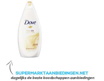 Dove Badschuim fine silk aanbieding