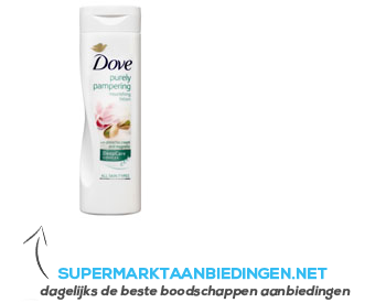 Dove Bodylotion pistache & meiklokjes aanbieding