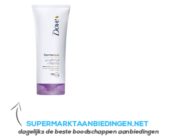 Dove Bodylotion youthful vitality aanbieding