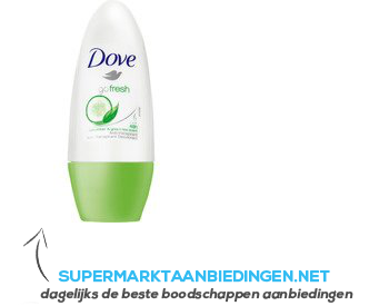 Dove Deodorant roller go fresh cucumber aanbieding