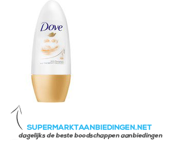 Dove Deodorant roller silk dry aanbieding