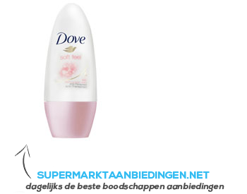 Dove Deodorant roller soft feel aanbieding