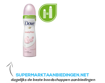 Dove Deodorant spray beauty finish aanbieding