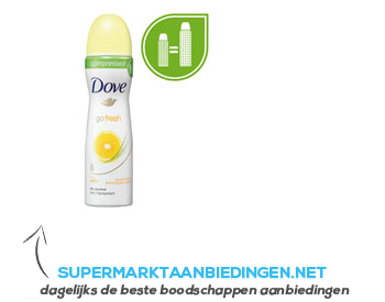 Dove Deodorant spray go fresh grapefruit aanbieding