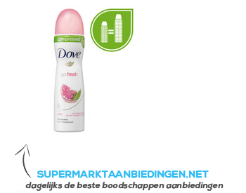 Dove Deodorant spray go fresh pomegranate aanbieding