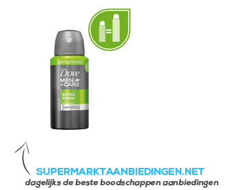 Dove Deodorant spray men care extra fresh aanbieding