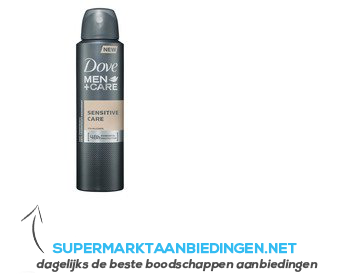 Dove Deodorant spray men care sensitive aanbieding