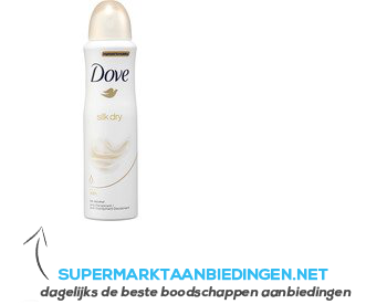 Dove Deodorant spray silk dry aanbieding