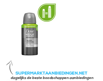 Dove Deodorant spray silver control aanbieding