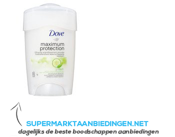 Dove Deodorant stick cucumber aanbieding