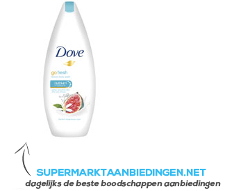 Dove Douche gel go fresh restore aanbieding