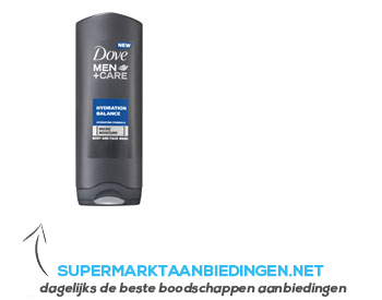 Dove Douche gel men care hydration balance aanbieding