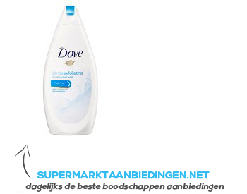 Dove Douchecrème gentle exfoliating aanbieding