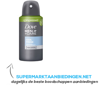 Dove Man care deo cool fresh compressed aanbieding
