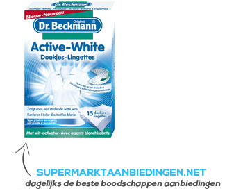 Dr. Beckmann Active white doekjes aanbieding