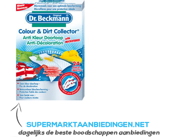 Dr. Beckmann Anti-kleurdoorloop doekjes aanbieding