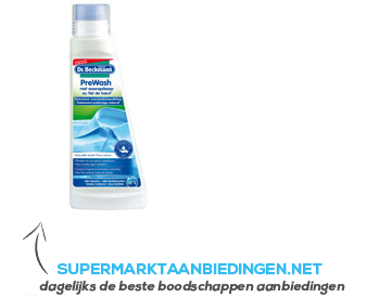 Dr. Beckmann Pre wash vloeibaar met borstel aanbieding