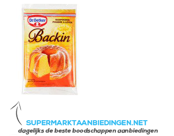 Dr. Oetker Backin bakpoeder aanbieding