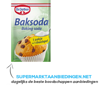 Dr. Oetker Baksoda aanbieding