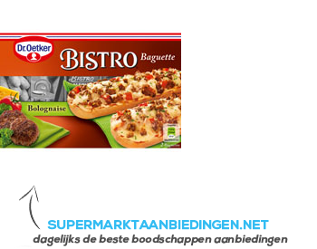 Dr. Oetker Bistro baguette bolognaise aanbieding