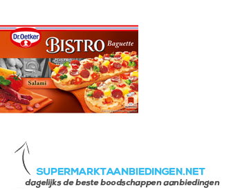 Dr. Oetker Bistro salami aanbieding