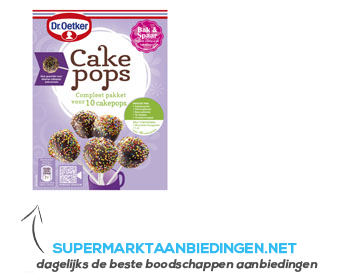 veld Onmiddellijk hypotheek Dr. Oetker Cakepops pakket | Supermarkt Aanbiedingen