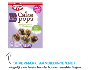 Dr. Oetker Cakepops pakket aanbieding