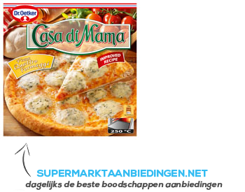 Dr. Oetker Casa di Mama quattro formaggi aanbieding