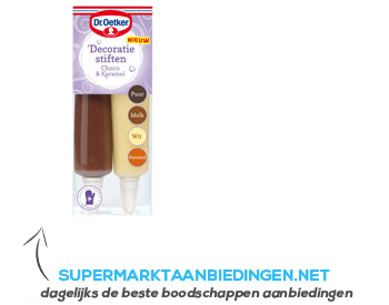 Dr. Oetker Choco stiften aanbieding