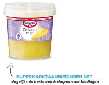 Dr. Oetker Citroenrasp aanbieding