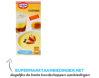 Dr. Oetker Custard aanbieding