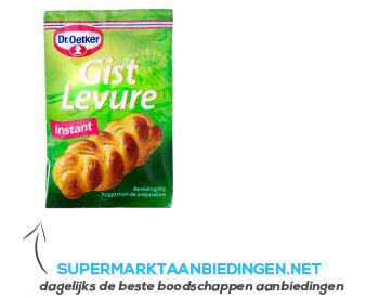 Dr. Oetker gedroogde Gist aanbieding