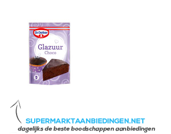 Dr. Oetker Glazuur choco aanbieding