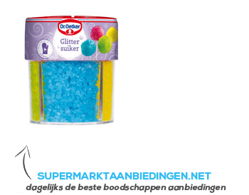 Dr. Oetker Glittersuiker aanbieding