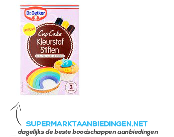 Dr. Oetker Kleurstoffen aanbieding