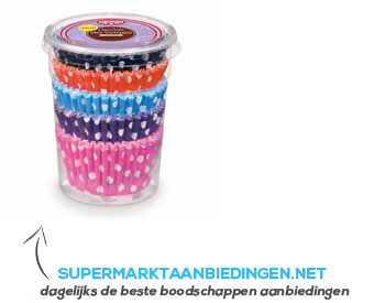 Dr. Oetker Mini cupcakevormpjes aanbieding