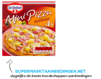 Dr Oetker Mini pizza hawaii aanbieding