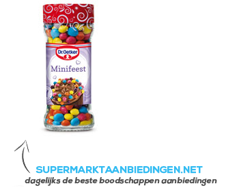 Dr. Oetker Minifeest aanbieding