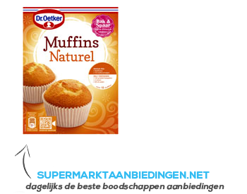 Dr. Oetker Mix voor muffins aanbieding