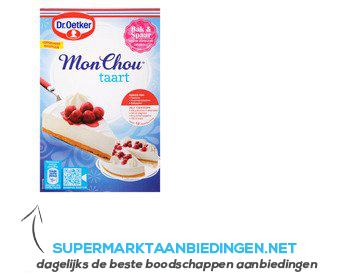 Dr. Oetker Monchoutaart met bodem aanbieding