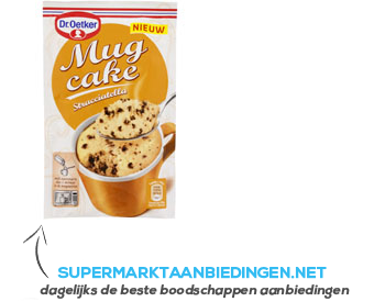 Dr. Oetker Mug cake stracciatella aanbieding