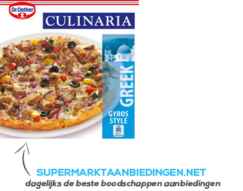 Dr. Oetker Pizza culinaria Greek style aanbieding