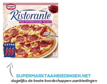 Dr. Oetker Ristorante pepperoni salame piccante aanbieding